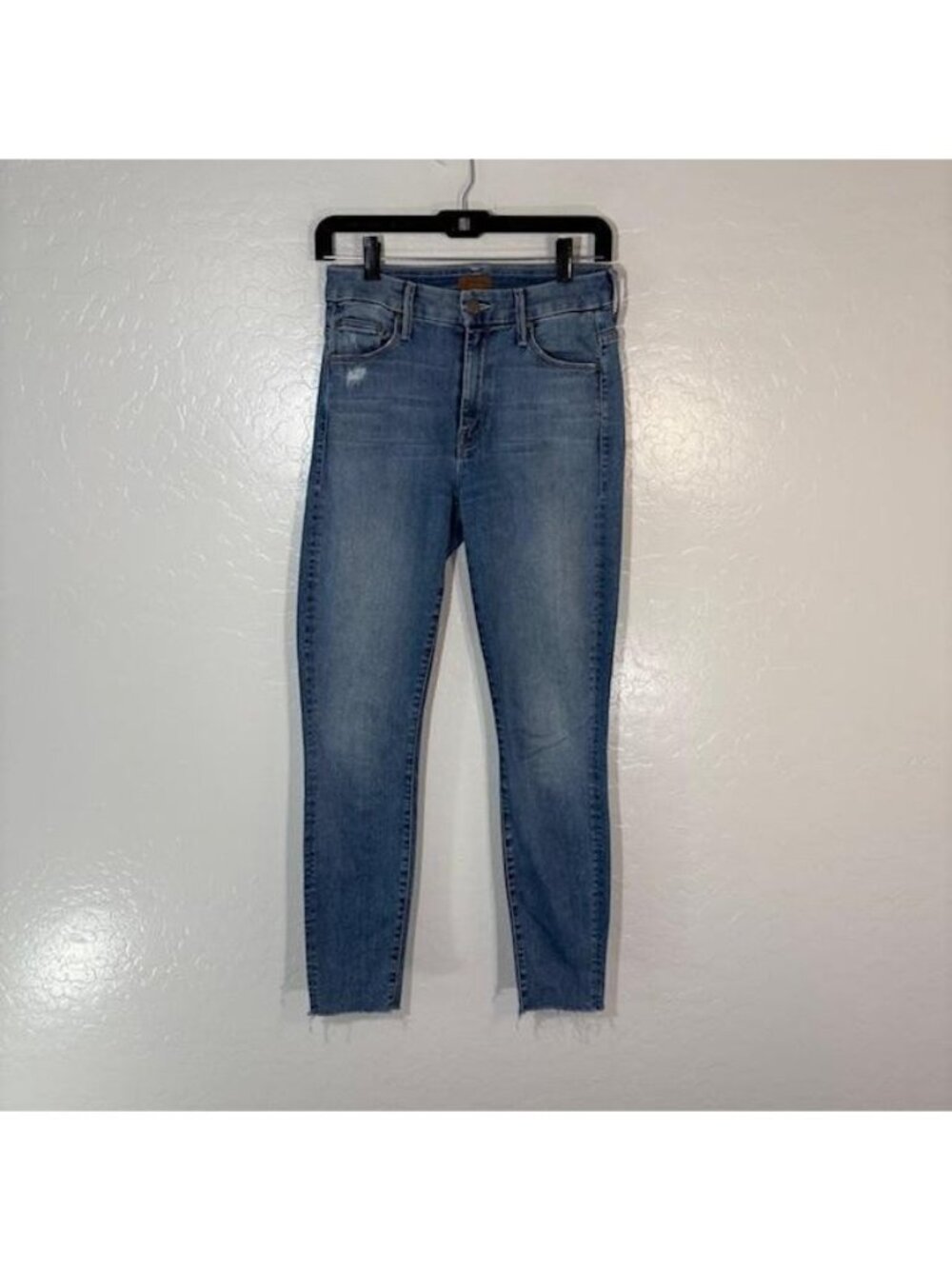 Mother Jeans Womens 25 Blue High Waisted Looker Ankle Fray After The Heartbreak